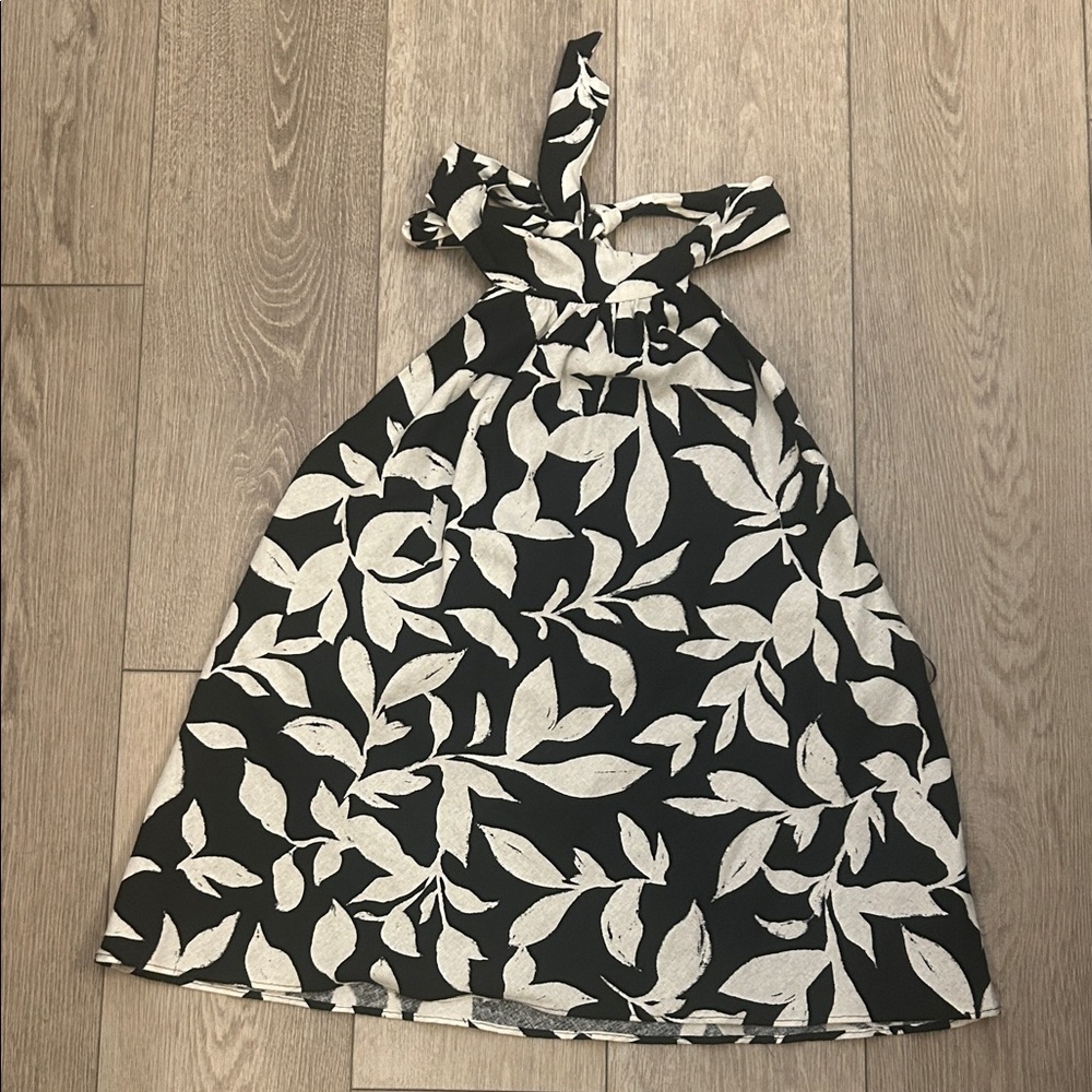 Parker Black and White Halter Top